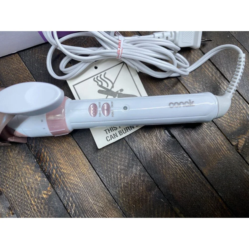 Conair Double Ceramic 1 ½-Inch Curling Iron White/Rose Gold CD703L
